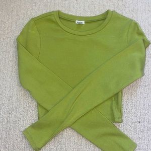Garage XS long sleeve crop top